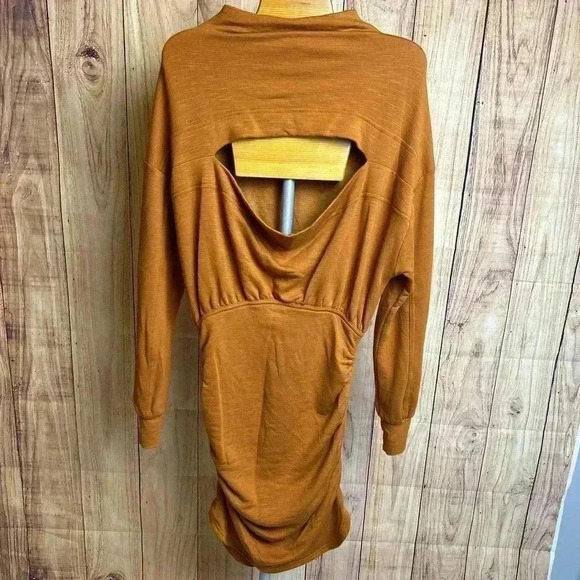 *Daily Practice by Anthropologie Ruched Cozy Dress Size S - Picture 6 of 9